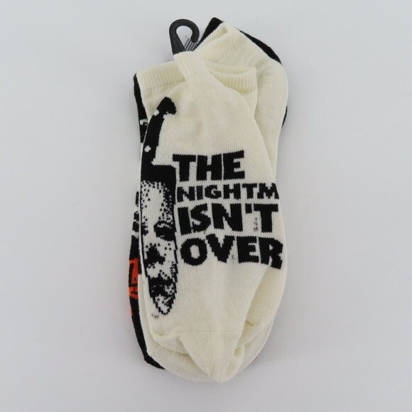Halloween II Michael Myers Womens 4-10 No Show Socks Kill Count Horror Movie NEW - Picture 4 of 10